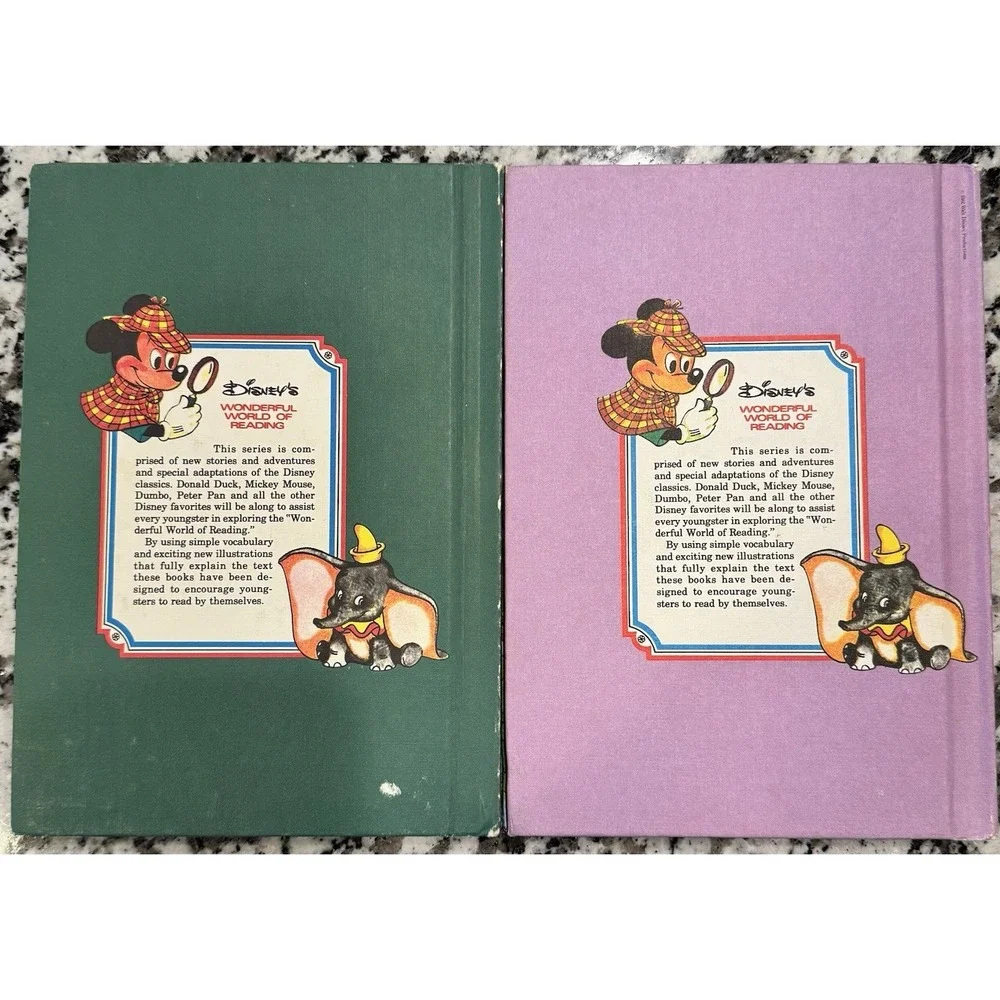 Walt Disney Sinbad & The Robber Birds Goofy the Gardener Hardcover Books